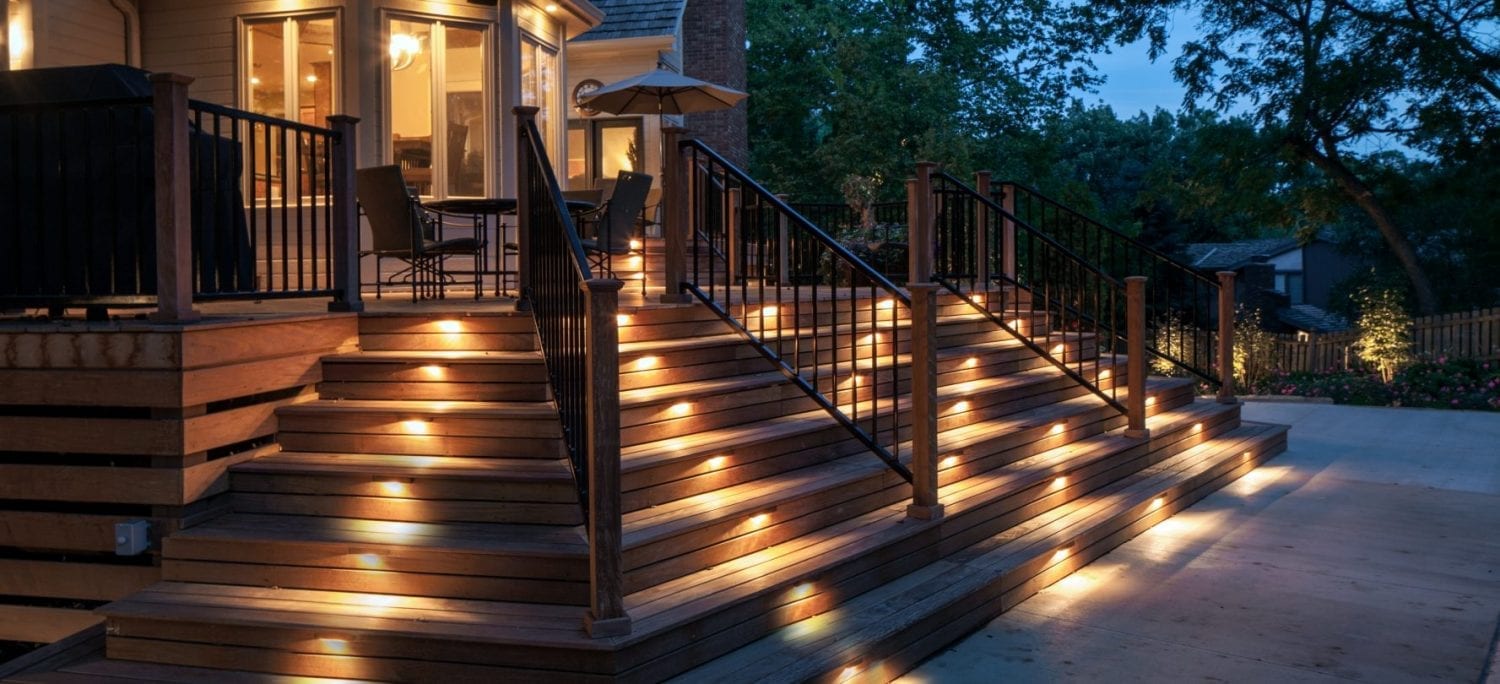 Outdoor-Stair-Lighting Nelson Electricians nelson electrician